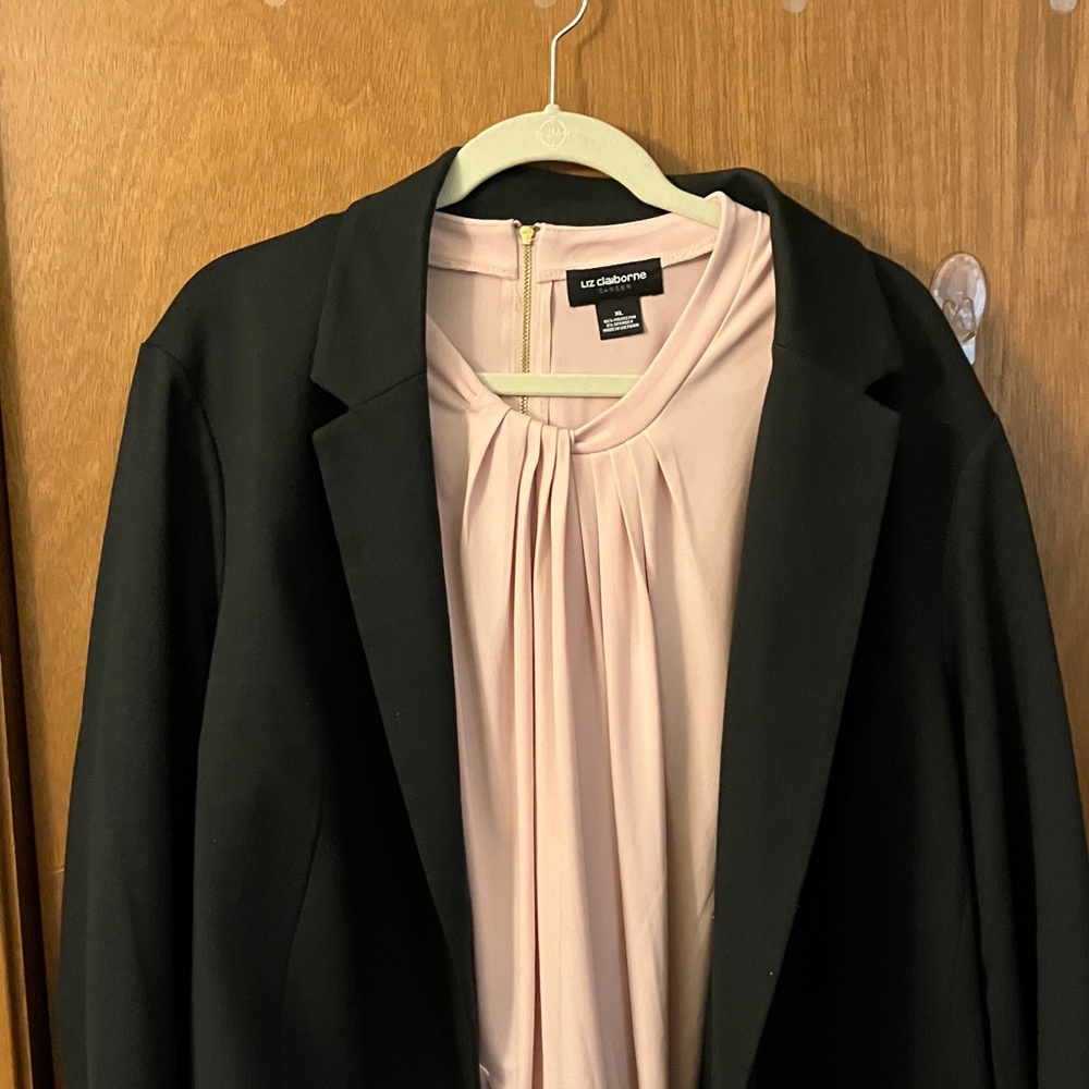Liz Claiborne Blush Pink Cap Sleeve Top - Picture 4 of 4